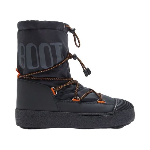 Mens Moon Boots Snow Boots LTracker Black Orange Y2K Size 10.5 NWOT - Picture 1 of 15